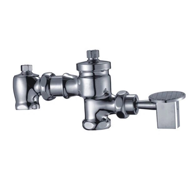 Pedal Wall Mounted Toilet Brass Flush Valve