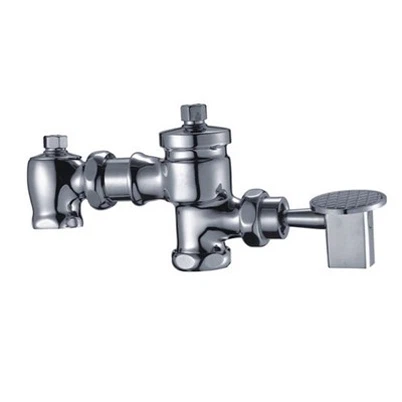 Pédale mural de toilette montée en laiton vanne