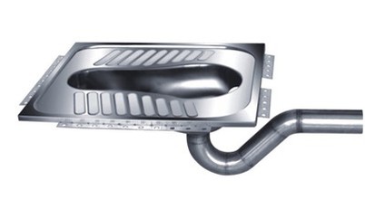 Acier inoxydable public 304 s - Pièce de piégeage Toilet