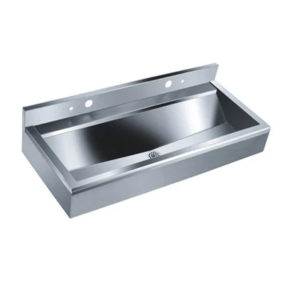 Laver le bassin des mains en acier inoxydable